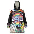 Aussia Pride Month Rainbow Koala Wearable Blanket Hoodie