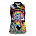 Aussia Pride Month Rainbow Koala Women Sleeveless Polo Shirt