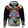 Aussia Pride Month Rainbow Koala Zip Hoodie