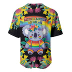 LGBTQ Koala Gay Baseball Jersey Aussie Koala Bear Ekoalaty