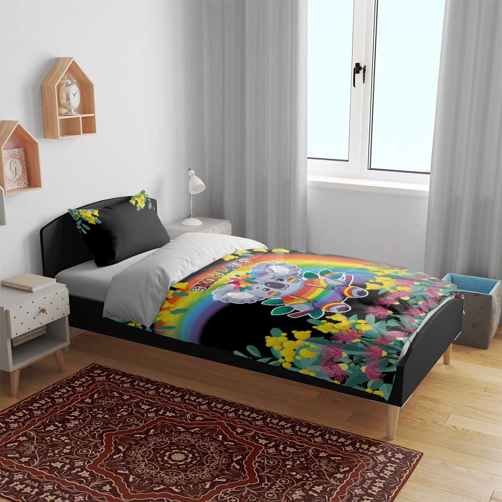 LGBTQ Koala Gay Bedding Set Aussie Koala Bear Ekoalaty