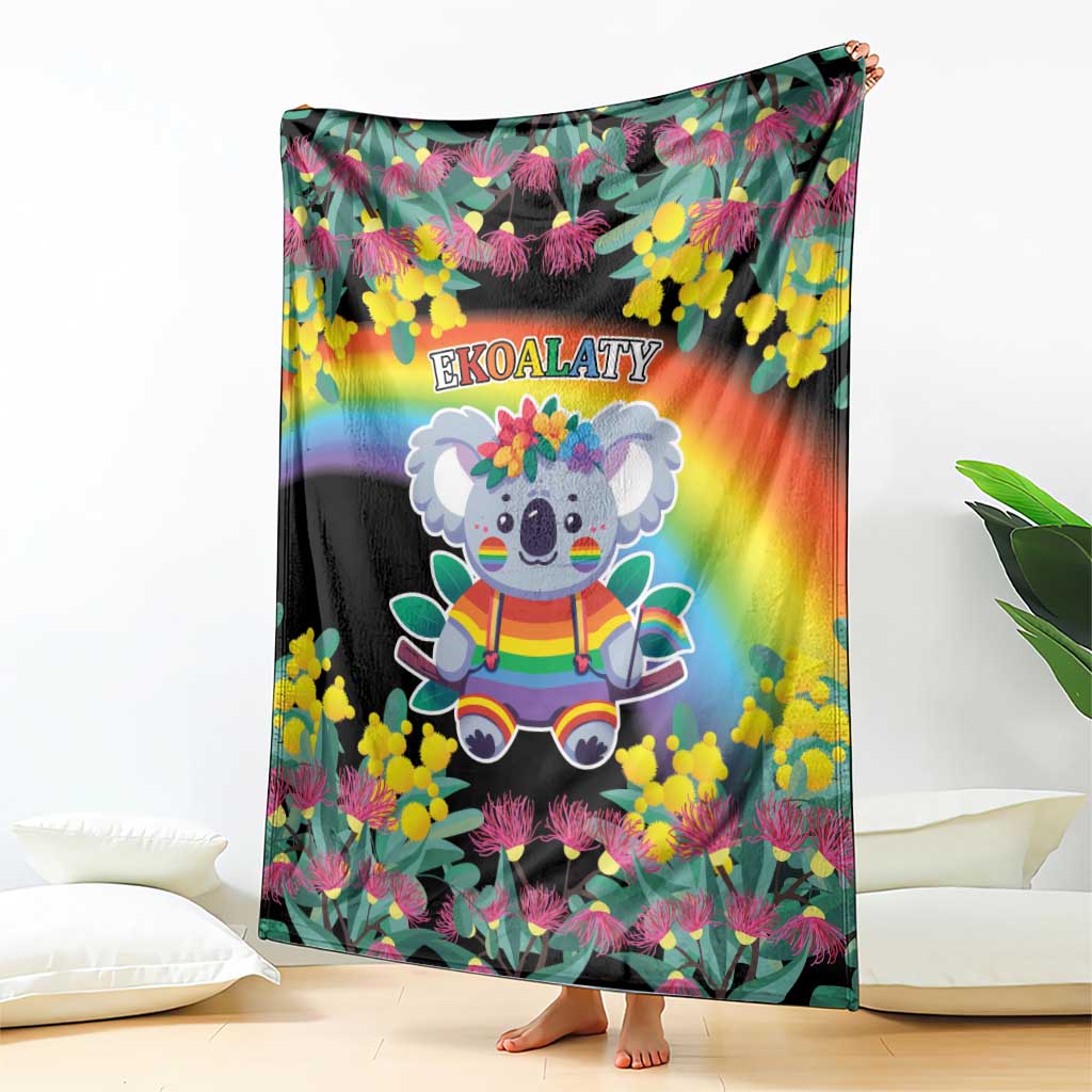 LGBTQ Koala Gay Blanket Aussie Koala Bear Ekoalaty