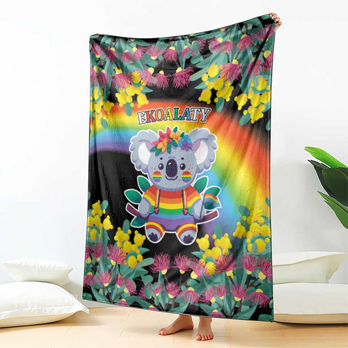 LGBTQ Koala Gay Blanket Aussie Koala Bear Ekoalaty