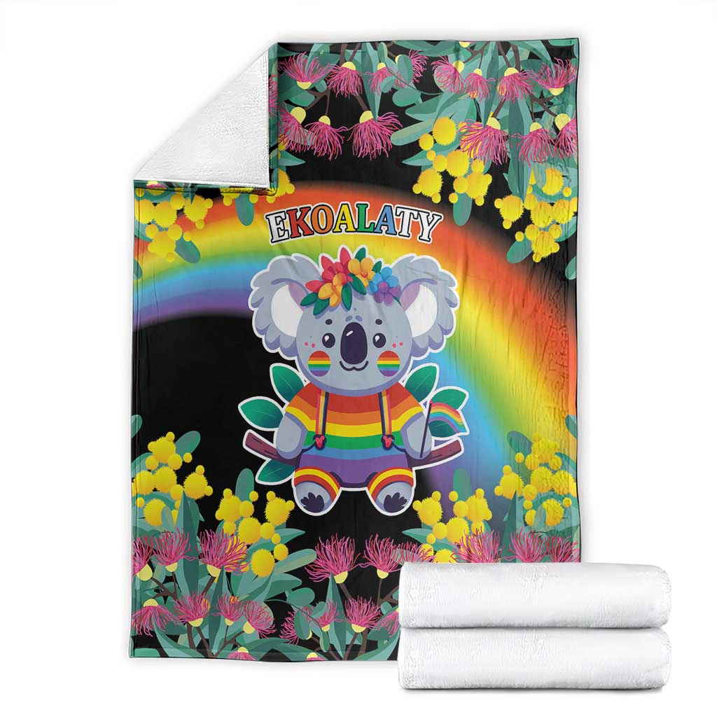 LGBTQ Koala Gay Blanket Aussie Koala Bear Ekoalaty