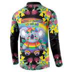 LGBTQ Koala Gay Button Sweatshirt Aussie Koala Bear Ekoalaty