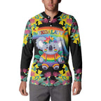 LGBTQ Koala Gay Button Sweatshirt Aussie Koala Bear Ekoalaty