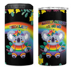 LGBTQ Koala Gay 4 in 1 Can Cooler Tumbler Aussie Koala Bear Ekoalaty
