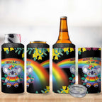 LGBTQ Koala Gay 4 in 1 Can Cooler Tumbler Aussie Koala Bear Ekoalaty