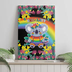 LGBTQ Koala Gay Canvas Wall Art Aussie Koala Bear Ekoalaty
