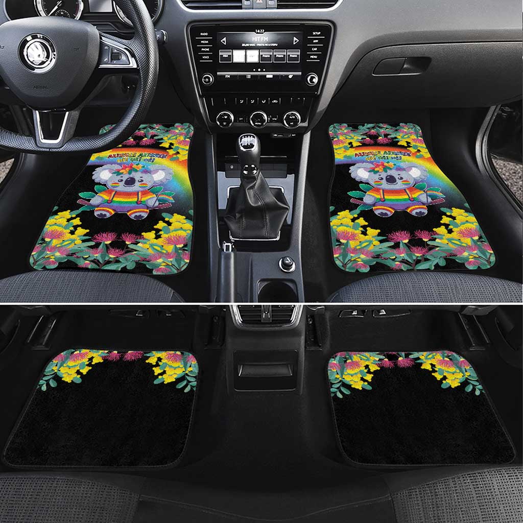 LGBTQ Koala Gay Car Mats Aussie Koala Bear Ekoalaty