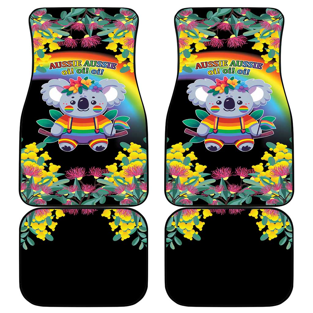 LGBTQ Koala Gay Car Mats Aussie Koala Bear Ekoalaty