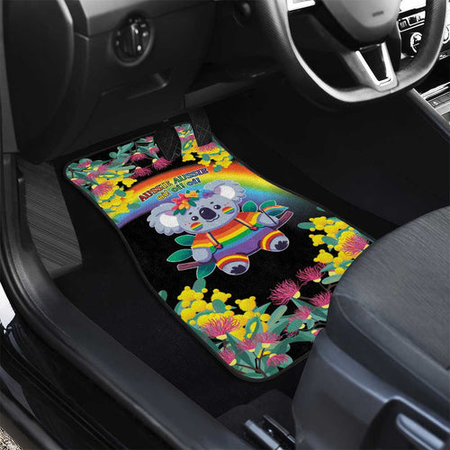 LGBTQ Koala Gay Car Mats Aussie Koala Bear Ekoalaty
