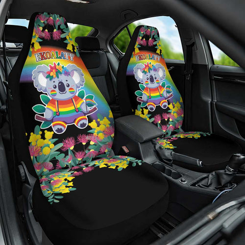 LGBTQ Koala Gay Car Seat Cover Aussie Koala Bear Ekoalaty