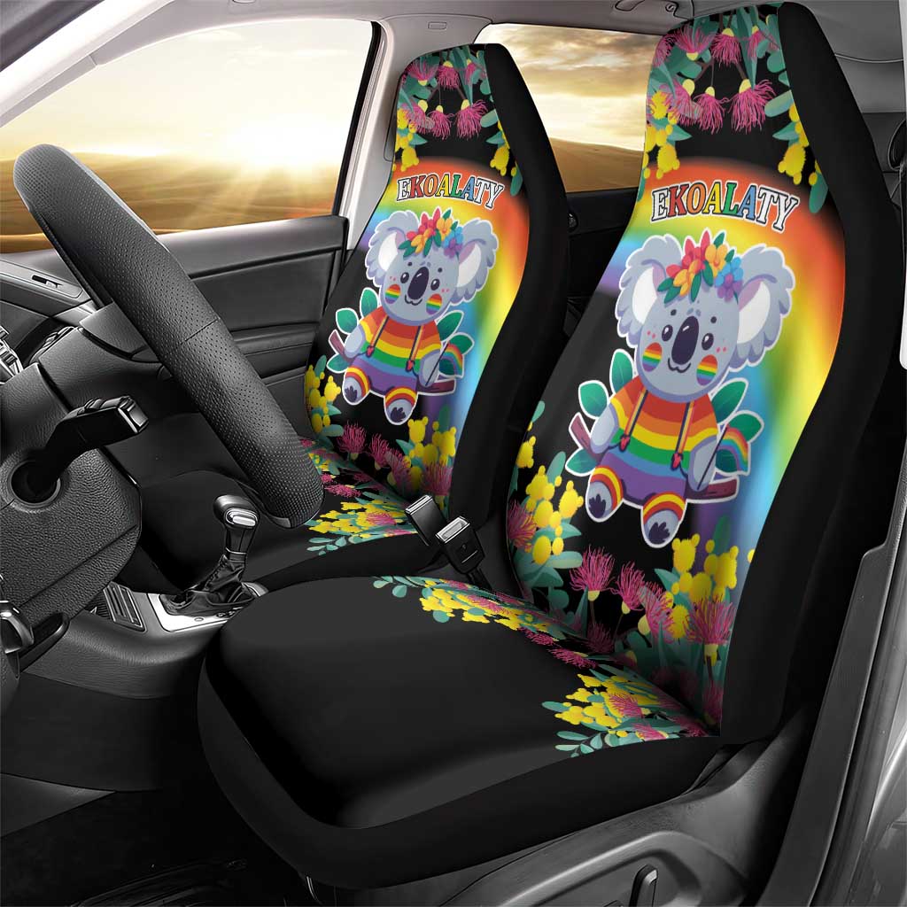 LGBTQ Koala Gay Car Seat Cover Aussie Koala Bear Ekoalaty