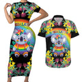 LGBTQ Koala Gay Couples Matching Short Sleeve Bodycon Dress and Hawaiian Shirt Aussie Koala Bear Ekoalaty