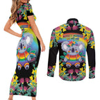 LGBTQ Koala Gay Couples Matching Short Sleeve Bodycon Dress and Long Sleeve Button Shirt Aussie Koala Bear Ekoalaty