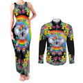 LGBTQ Koala Gay Couples Matching Tank Maxi Dress and Long Sleeve Button Shirt Aussie Koala Bear Ekoalaty