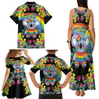LGBTQ Koala Gay Family Matching Tank Maxi Dress and Hawaiian Shirt Aussie Koala Bear Ekoalaty