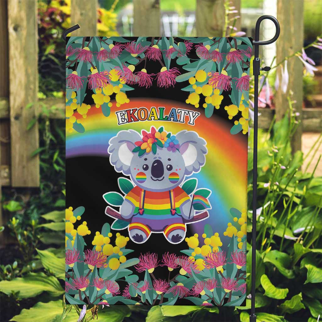 LGBTQ Koala Gay Garden Flag Aussie Koala Bear Ekoalaty