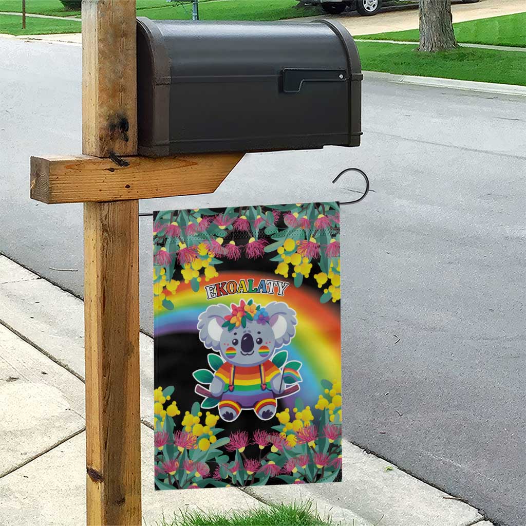 LGBTQ Koala Gay Garden Flag Aussie Koala Bear Ekoalaty