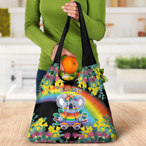 LGBTQ Koala Gay Grocery Bag Aussie Koala Bear Ekoalaty