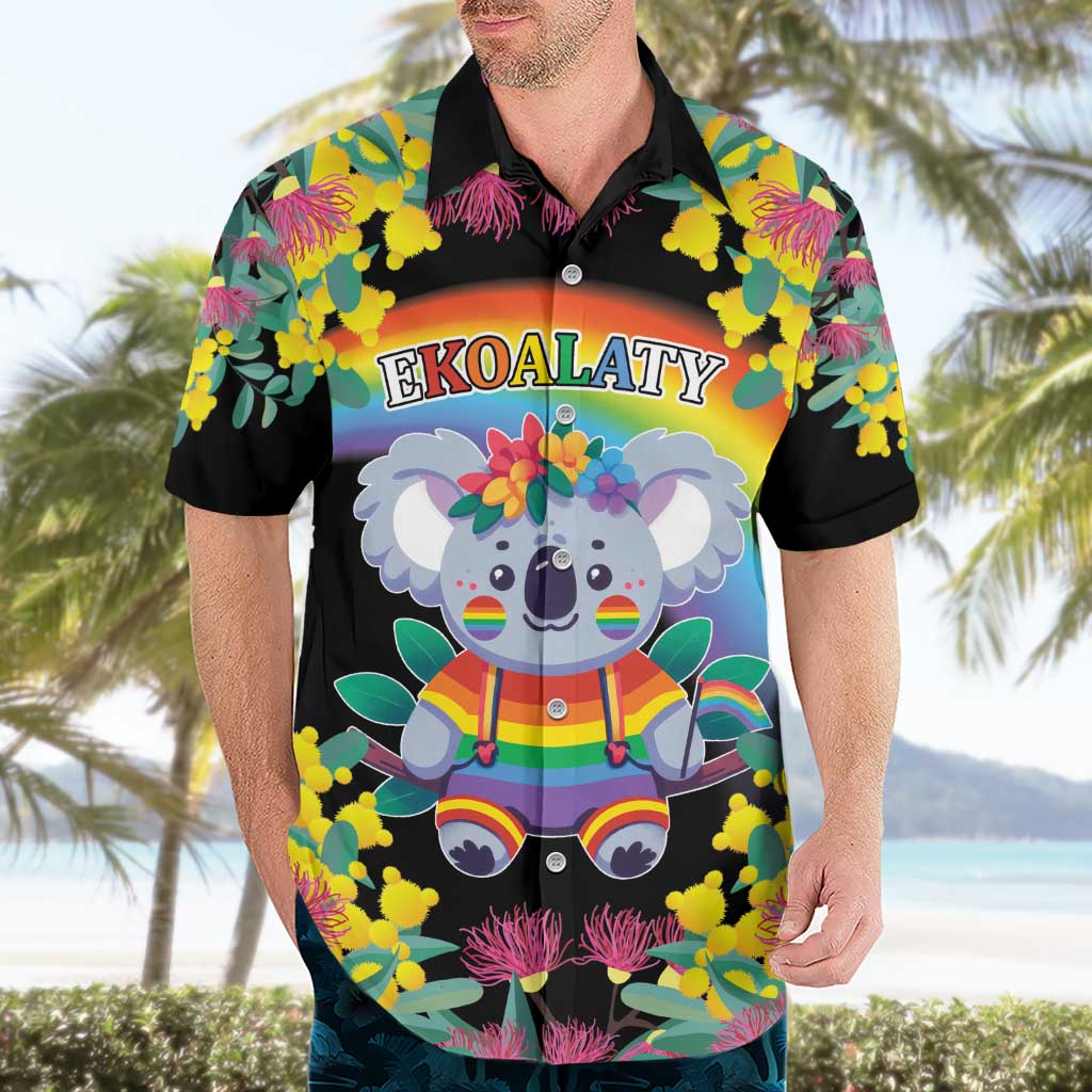 LGBTQ Koala Gay Hawaiian Shirt Aussie Koala Bear Ekoalaty