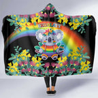 LGBTQ Koala Gay Hooded Blanket Aussie Koala Bear Ekoalaty