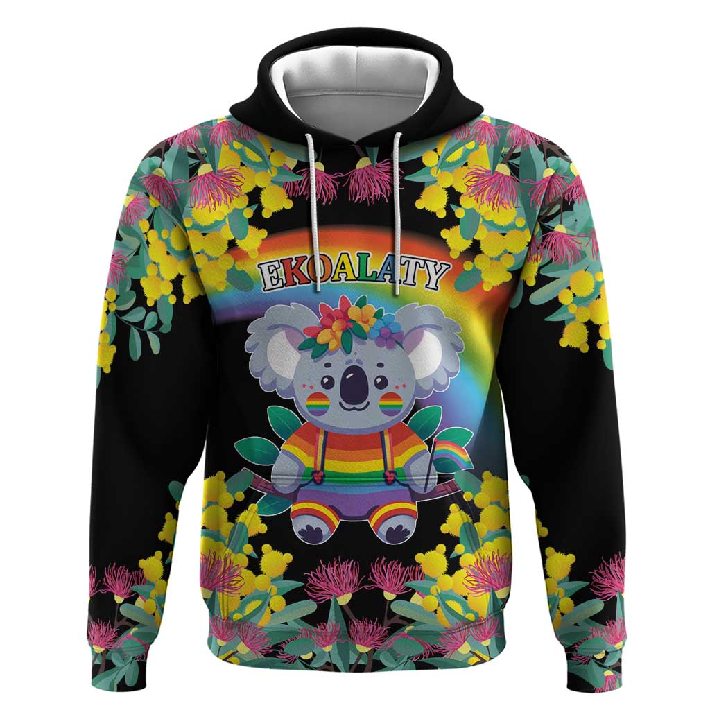 LGBTQ Koala Gay Hoodie Aussie Koala Bear Ekoalaty