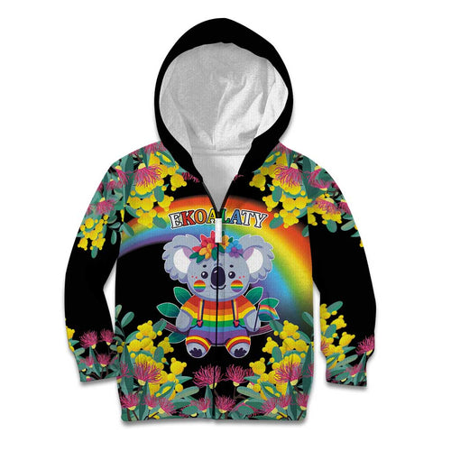 LGBTQ Koala Gay Kid Hoodie Aussie Koala Bear Ekoalaty