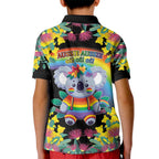 LGBTQ Koala Gay Kid Polo Shirt Aussie Koala Bear Ekoalaty