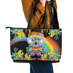LGBTQ Koala Gay Leather Tote Bag Aussie Koala Bear Ekoalaty