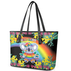 LGBTQ Koala Gay Leather Tote Bag Aussie Koala Bear Ekoalaty