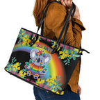 LGBTQ Koala Gay Leather Tote Bag Aussie Koala Bear Ekoalaty