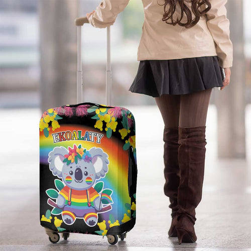 LGBTQ Koala Gay Luggage Cover Aussie Koala Bear Ekoalaty