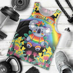 LGBTQ Koala Gay Men Tank Top Aussie Koala Bear Ekoalaty