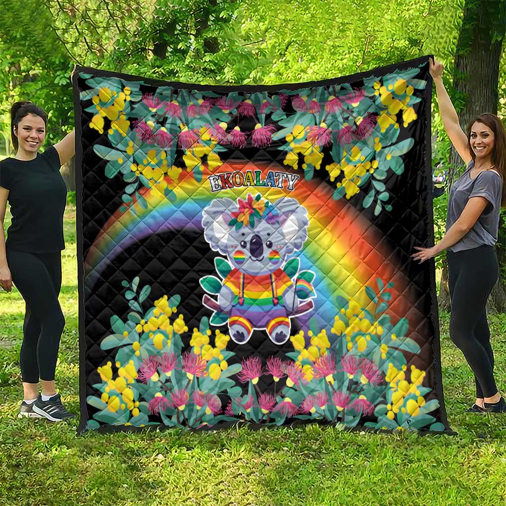 LGBTQ Koala Gay Quilt Aussie Koala Bear Ekoalaty