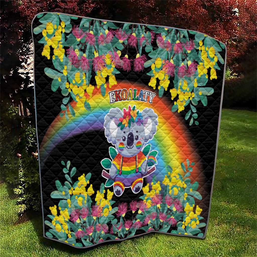 LGBTQ Koala Gay Quilt Aussie Koala Bear Ekoalaty