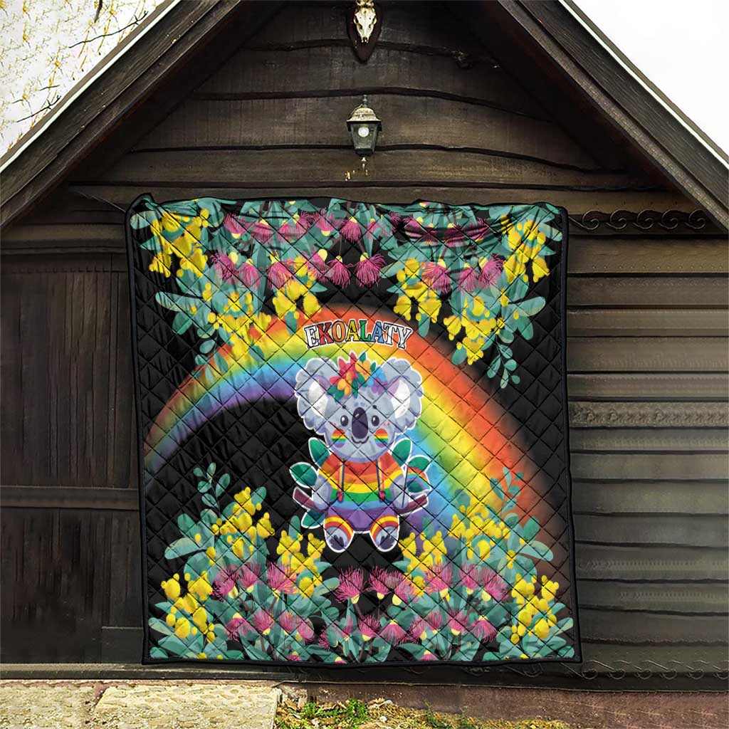 LGBTQ Koala Gay Quilt Aussie Koala Bear Ekoalaty