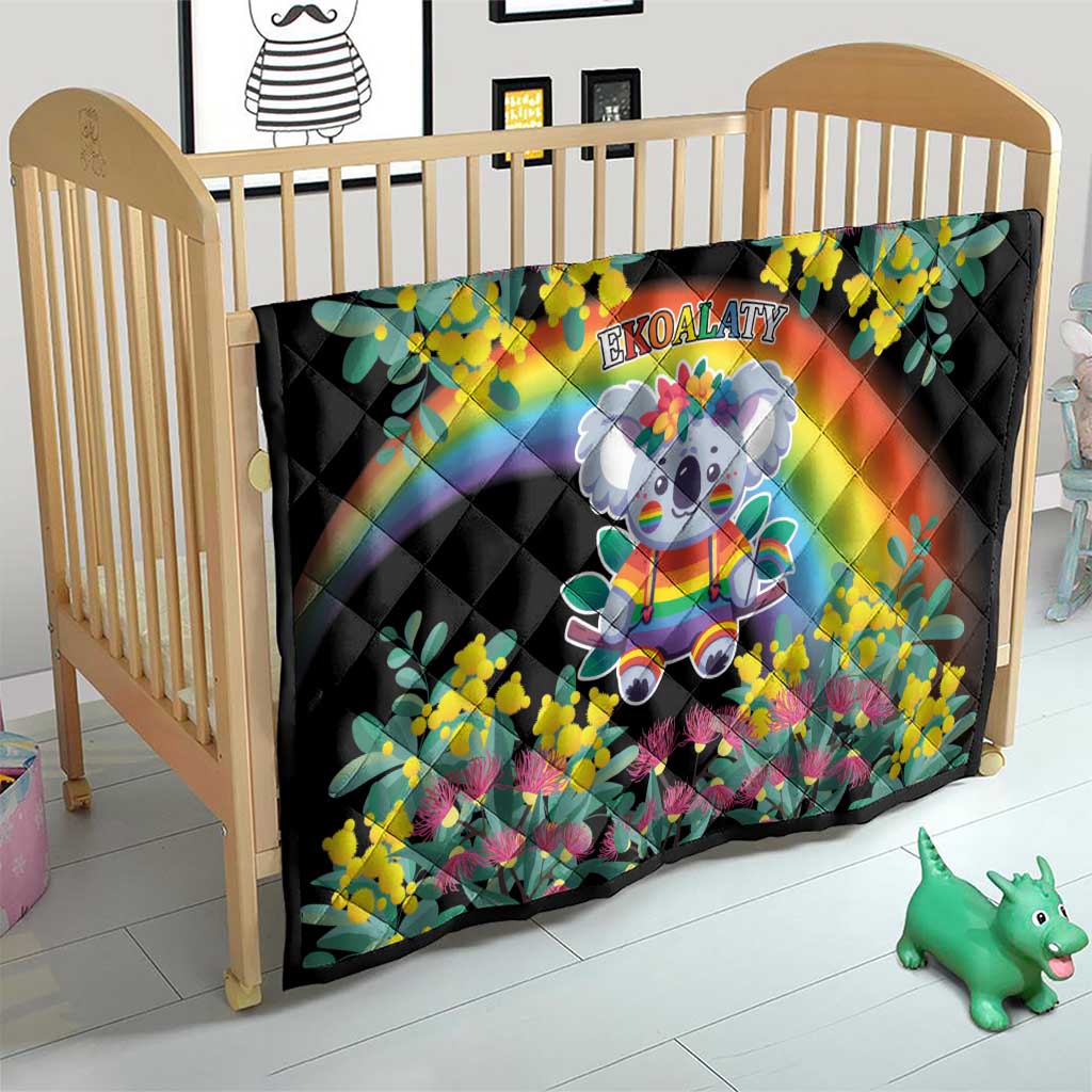 LGBTQ Koala Gay Quilt Aussie Koala Bear Ekoalaty