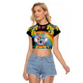 LGBTQ Koala Gay Raglan Cropped T Shirt Aussie Koala Bear Ekoalaty
