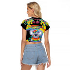 LGBTQ Koala Gay Raglan Cropped T Shirt Aussie Koala Bear Ekoalaty