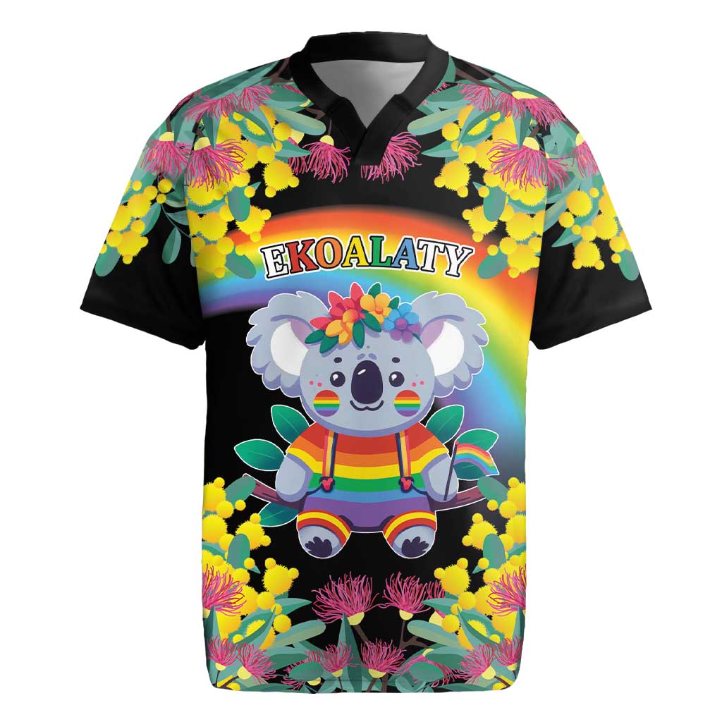 LGBTQ Koala Gay Rugby Jersey Aussie Koala Bear Ekoalaty