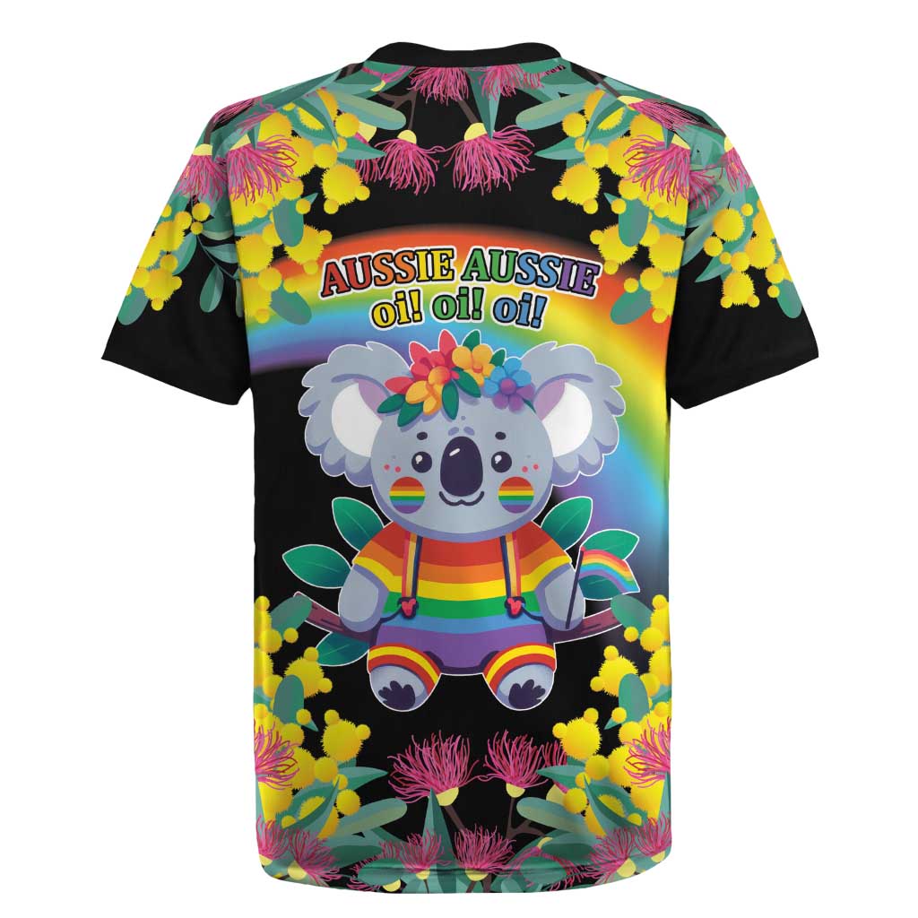 LGBTQ Koala Gay Rugby Jersey Aussie Koala Bear Ekoalaty