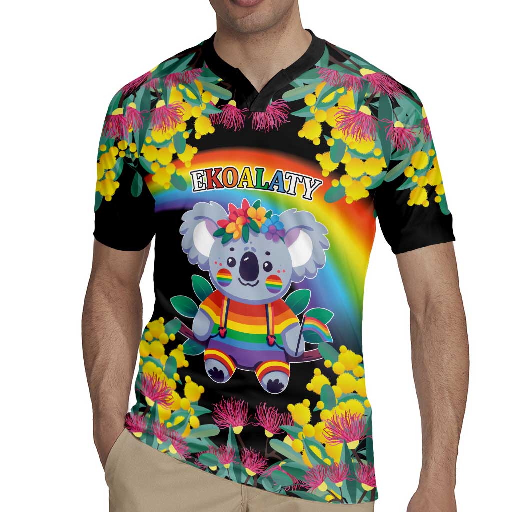 LGBTQ Koala Gay Rugby Jersey Aussie Koala Bear Ekoalaty