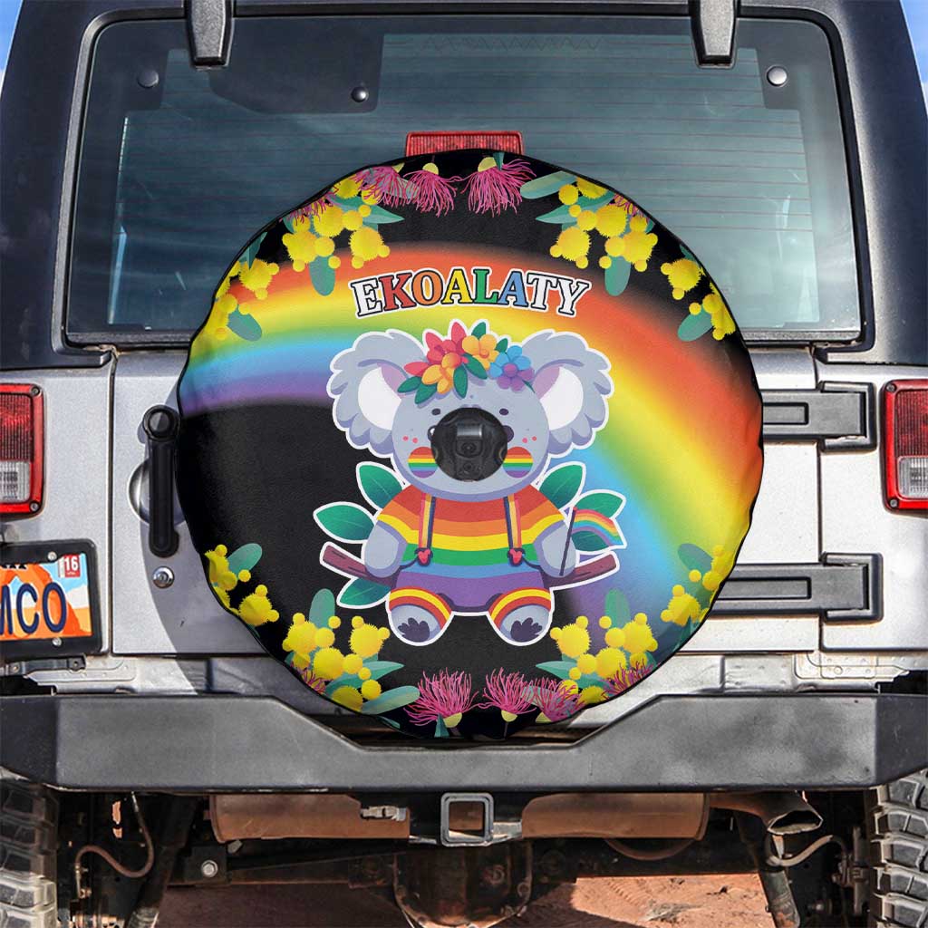 LGBTQ Koala Gay Spare Tire Cover Aussie Koala Bear Ekoalaty