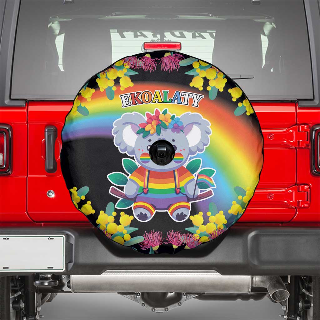 LGBTQ Koala Gay Spare Tire Cover Aussie Koala Bear Ekoalaty