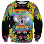 LGBTQ Koala Gay Sweatshirt Aussie Koala Bear Ekoalaty