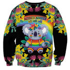 LGBTQ Koala Gay Sweatshirt Aussie Koala Bear Ekoalaty