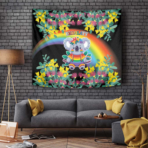 LGBTQ Koala Gay Tapestry Aussie Koala Bear Ekoalaty