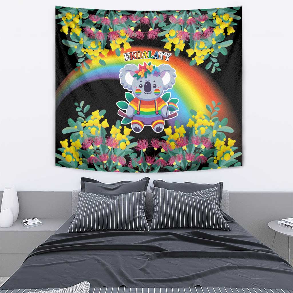 LGBTQ Koala Gay Tapestry Aussie Koala Bear Ekoalaty